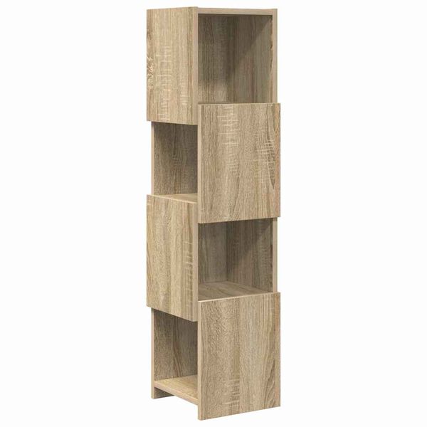 vidaXL Eckschrank Sonoma-Eiche 25,5x25x102cm Holzwerkstoff
