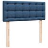 vidaXL Boxspringbett mit Matratze Blau 120x200 cm Stoff
