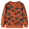vidaXL Kinder-Sweatshirt Helles Rostbraun 116