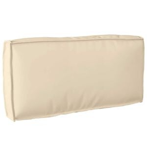 vidaXL Kissen Oxford-Stoff Beige 80 x 40 x 12 cm