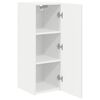 vidaXL TV-Wandschrank 2 pcs Wei&szlig; 30 x 31 x 80 cm Holzwerkstoff