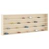 vidaXL Wanddisplay-Case Beige 100 x 8,5 x 36 cm Holzwerkstoff