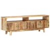 vidaXL TV-Schrank 130x30x45 cm Raues Mangoholz