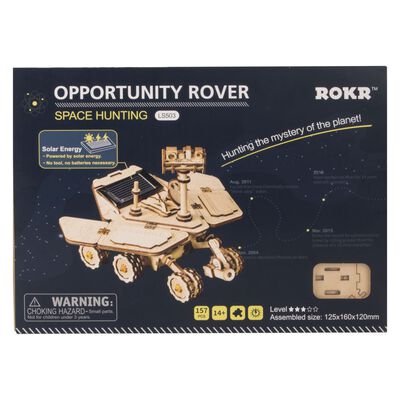 Robotime Solarbetriebenes Spielzeugauto Bausatz Vagabond Rover