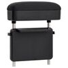 vidaXL Universal-Autoarmlehne Schwarz 23x8x(30-38) cm ABS