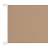 vidaXL Senkrechtmarkise Taupe 140x420 cm Oxford-Gewebe