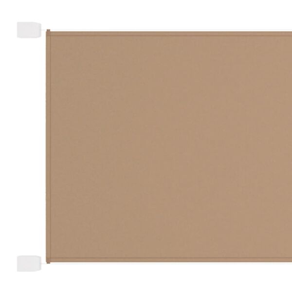vidaXL Senkrechtmarkise Taupe 140x420 cm Oxford-Gewebe