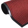 vidaXL T&uuml;rmatte Rot 90 x 150 cm PVC
