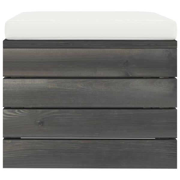 vidaXL 12-tlg. Garten-Sofagarnitur aus Paletten mit Kissen Kiefernholz