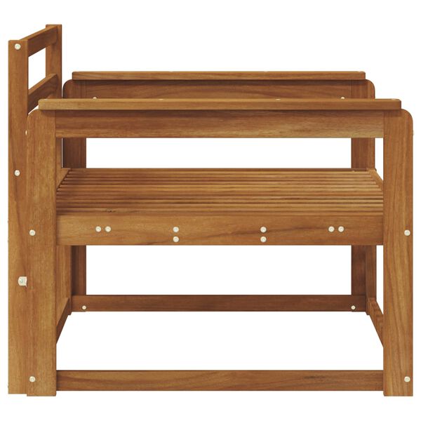 vidaXL Outdoor Mittelsofa Massivholz Akazie Natur