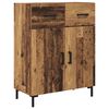 vidaXL Highboard Altholz 69,5 x 34 x 180 cm Holzwerkstoff