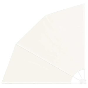 vidaXL Faltbarer Balkonf&auml;cher Creme 210&times;210 cm