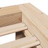 vidaXL Massivholzbett ohne Matratze 120x200 cm Kiefernholz