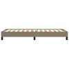 vidaXL Bettgestell ohne Matratze Taupe 80x200 cm Stoff
