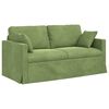 vidaXL Sofa 2 pcs Hellgr&uuml;n