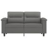 vidaXL 2-Sitzer-Sofa Dunkelgrau 120 cm Mikrofasergewebe