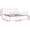 vidaXL Massivholzbett mit Kopfteil 200x200 cm