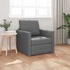 vidaXL Schlafsofa 60cm Dunkelgrau Stoff