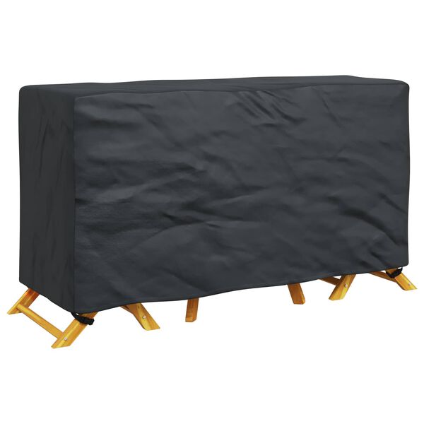 vidaXL M&ouml;belbezug Uni Schwarz 180 x 70 x 90 cm 210D