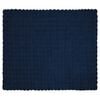 vidaXL Kunstfell Kaninchenfell Decke Olite 4 pcs Marineblau Polyester