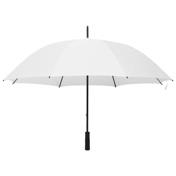 vidaXL Regenschirm Wei&szlig; 130 cm