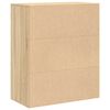 vidaXL B&uuml;cherregal Sonoma-Eiche 60x30x71,5 cm Holzwerkstoff