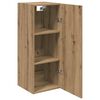 vidaXL Wandschrank Artisan-Eiche 34,5 x 34 x 90 cm Holzwerkstoff