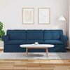 vidaXL Sofa 210cm Blau Metall