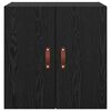 vidaXL Wandschrank Schwarz Eichen-Optik 60 x 31 x 60 cm Holzwerkstoff