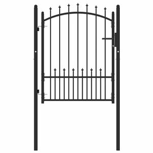 vidaXL Zauntor mit Spitzen EMMEN 104 x 109,5 cm Abschlie&szlig;bar