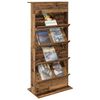 vidaXL Magazinregal mit Regal Altholz 70 x 41 x 156 cm Holzwerkstoff