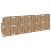 vidaXL Kopfteil mit Schrank 3 pcs Artisan-Eiche Holzwerkstoff