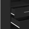 vidaXL Highboard Schwarz 30x42,5x124 cm Holzwerkstoff
