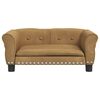 vidaXL Hundebett Braun 70x45x30 cm Samt