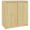 vidaXL Beistellschrank 60x36x65 cm Massivholz Kiefer