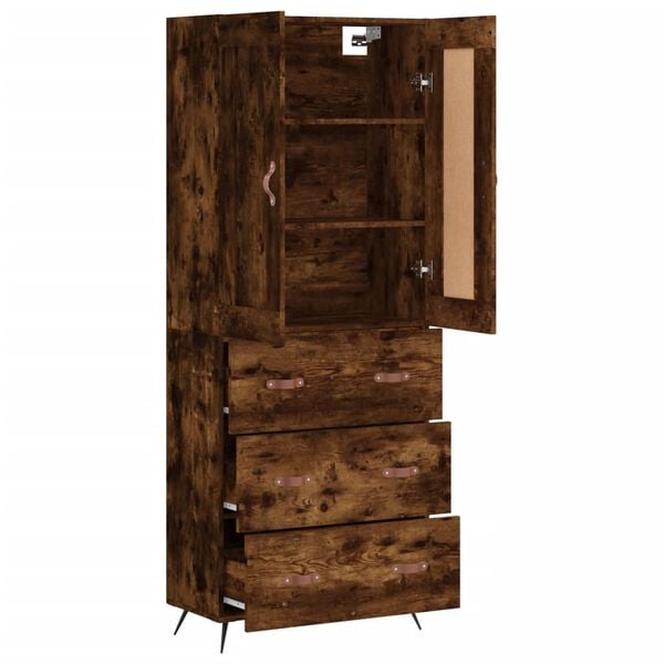 vidaXL Highboard R&auml;uchereiche 69,5x34x180 cm Holzwerkstoff