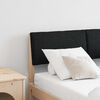 vidaXL Gepolstertes Kopfteil Schwarz 120 cm Massives Kiefernholz