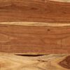 vidaXL Sideboard 90x34x75 cm Massivholz Akazie