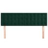vidaXL Kopfteile 2 Stk. Dunkelgr&uuml;n 72x5x78/88 cm Samt