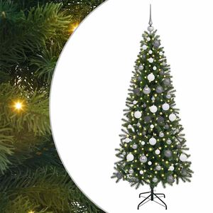 vidaXL K&uuml;nstlicher Weihnachtsbaum Gr&uuml;n 180 cm PE und PVC