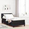 vidaXL Boxspringbett mit Matratze Schwarz 90 x 190 cm Samt