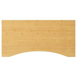 vidaXL Schreibtischplatte 110x55x2,5 cm Bambus