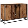 vidaXL Badezimmerschrank mit T&uuml;r Altholz 90 x 33 x 60 cm Holzwerkstoff