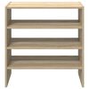 vidaXL Schuhregale 2 Stk. Stapelbar Sonoma-Eiche 60x30x30,5 cm