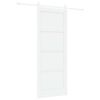 vidaXL Schiebet&uuml;r ORKDAL 83 x 211 cm Holzwerkstoff Wei&szlig;