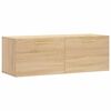 vidaXL Wandschrank Sonoma-Eiche 100x36,5x35 cm Holzwerkstoff