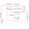 vidaXL Nachttisch Natur 50 x 33 x 60 cm Massivholz Mango