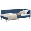 vidaXL Eckbettgestell Blau 80 x 200 cm Stoff