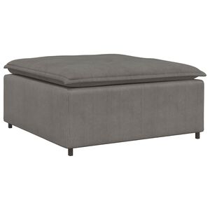 vidaXL Modulares Sofa Fu&szlig;hocker-Modul Hellgrau 100x100x48 cm