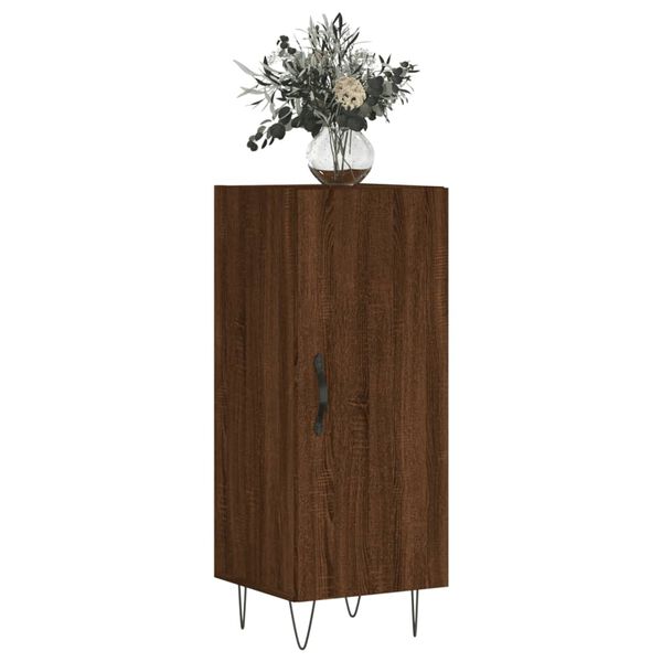 vidaXL Sideboard Braun Eichen-Optik 34,5x34x90 cm Holzwerkstoff